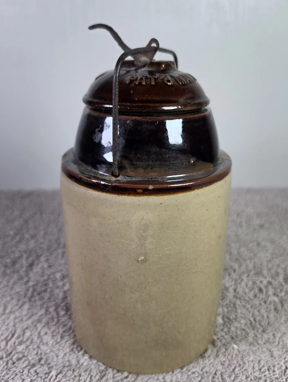 Antique Weir Pottery Canning Jar